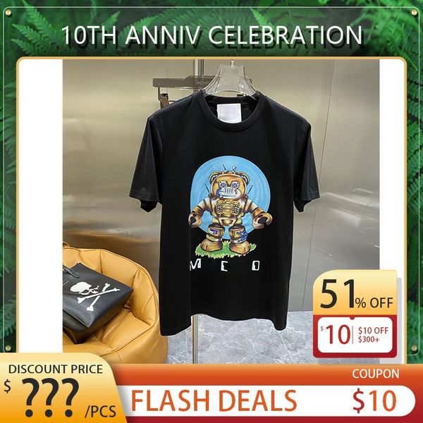 

spring summer mens t shirts ins designer short sleeve size m-5xl, White;black