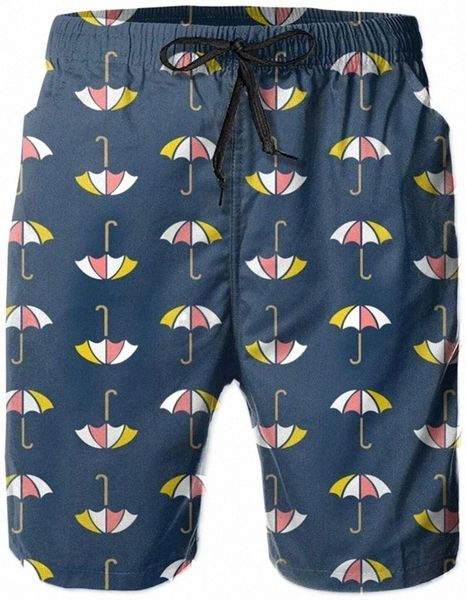

men's shorts men's shorts mens swim trunks colored umbrella swimming beachwear quick dry outdoors summer beach outfit pants 96kj#, White;black