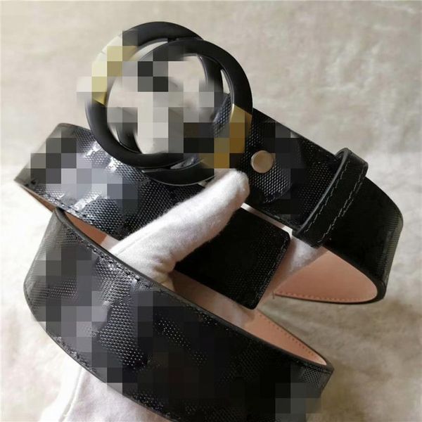 

mens designer belt great quality chain luxury genuine leather fashion belts woman womens belt black double g smooth buckle waistband252i, Black;brown