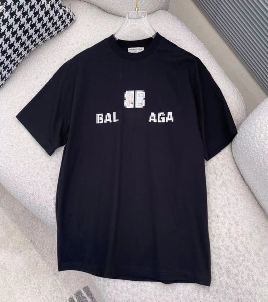 

22sss fashion 22sss fashion designer balanciga t shirt purchasing paris s family balanciagas scissors bb letters washed, White;black