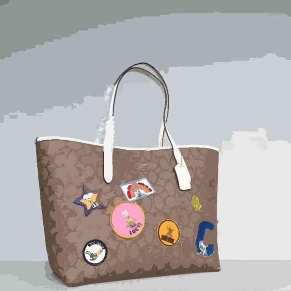 

shoulder bags c tote classic flower cartoon shopping large capacity mommy one shoulder portable commuting bag