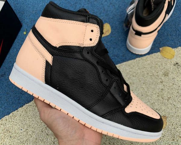

boots crimson tint shoes jumpman 1s high og black pink men women outdoor sneakers trainers with box