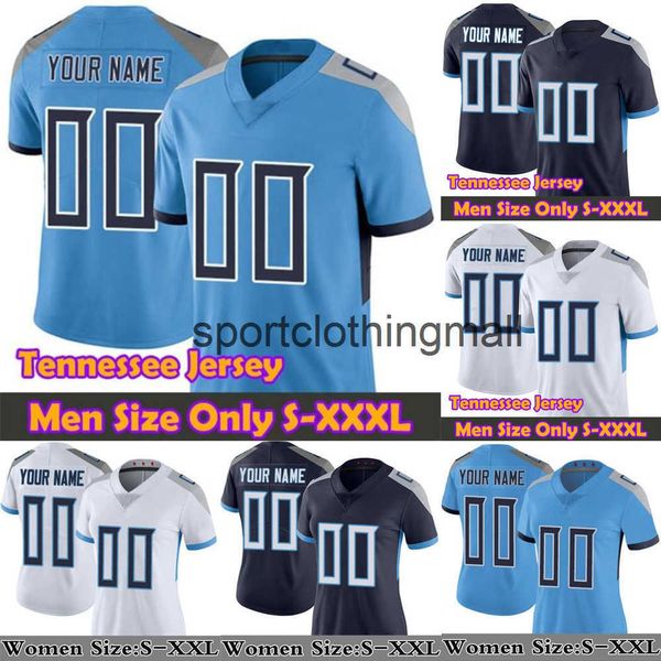 

ttitan american football jersey treylon burks ryan tannehill derrick henry taylor lewan steve mcnair kevin mens womens kids football jerseys, Black