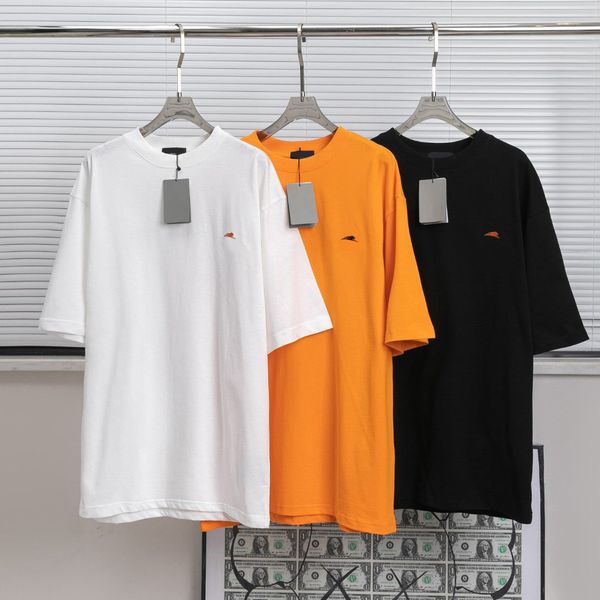 

men's plus tees & polos round neck embroidered and printed polar style summer wear with street pure cotton d2t6, Black;brown