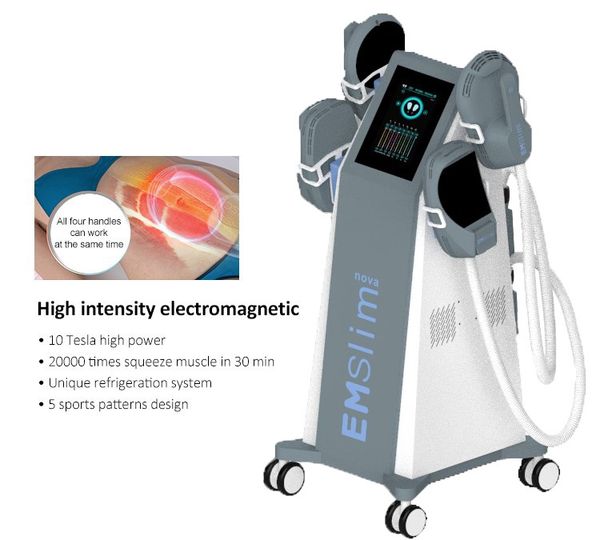 

emslim sculpting muscle building stimulator machine 7 tesla ems stimulation equipment fat reduction slimming device body shaping system 4 ha