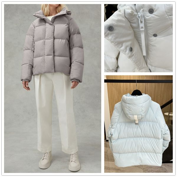 

womens winter outdoor leisure sports down jacket white duck windproof parker leather collar cap warm stylish designer classic adventure coat, Black