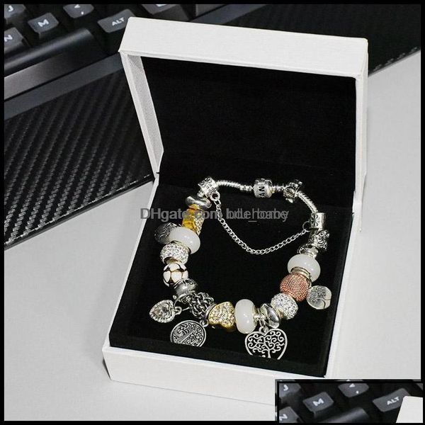 

charm bracelets charm bracelets jewelry glamour suitable for pandora sier plated diy beaded pendant bracelet original bo otcjr, Golden;silver