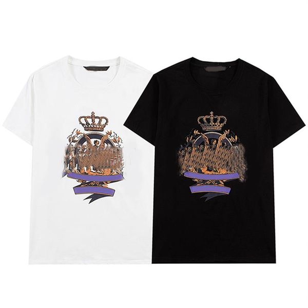

2021 mens women designers t shirts man fashion men s clothes casual t-shirt street shorts sleeve womens clothing #17264z, White;black