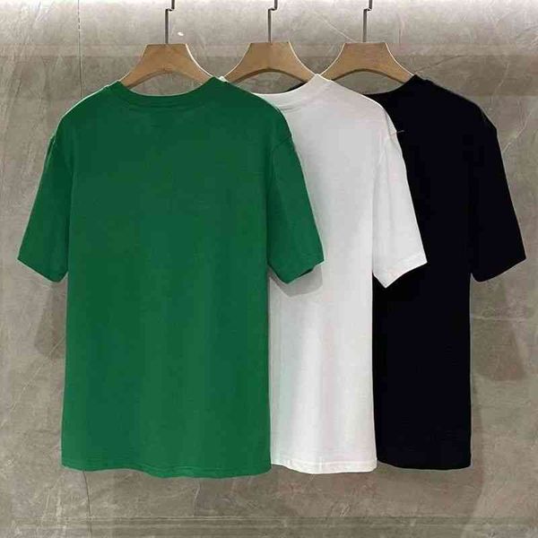 

t shirt man's bv's designer shirts bottega classic brand venet channel boutique bv letter printed green short sleeve t-shirt high-, White;black