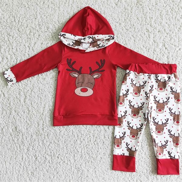 

special occasions boutique boys clothing hoodie set christmas fashion toddler baby boy clothes long sleeve hoodies outfits kids 220830, Blue