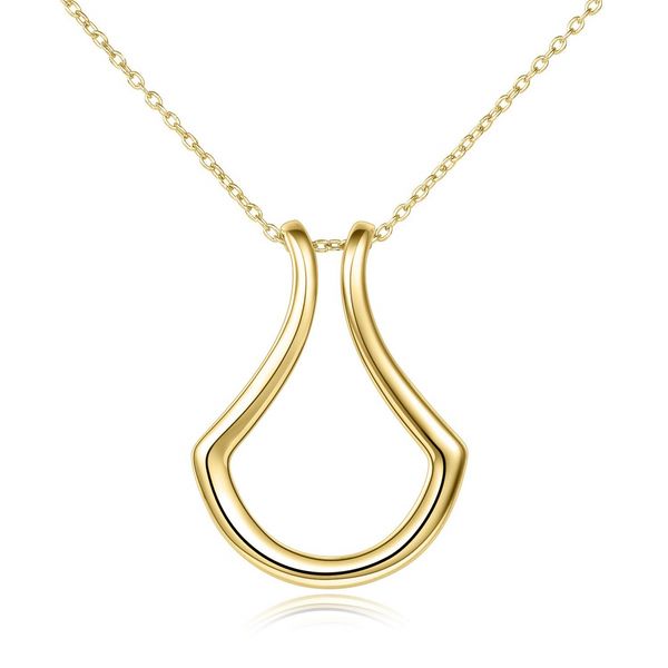 

Daily Outfit Clavicle Thin Neck Chain Holder Pendant Necklace For Women Simple Jewelry