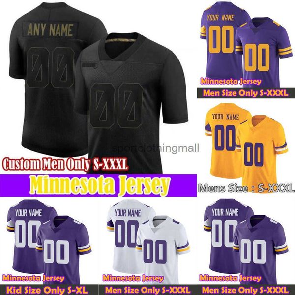 

american viking football jersey cook jefferson dalvin lewis adam thielen cine justin harrison smith kirk cousins 99 danielle hunter randy mo, Black