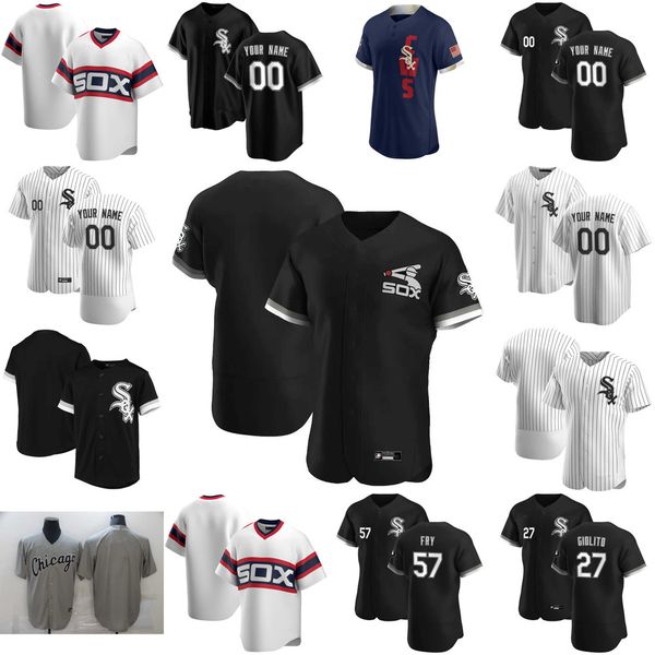

custom jersey mens women chicago''white''sox''24 yasmani grandal 31 liam hendriks 57 jace fry 27 lucas giolito, Blue;black