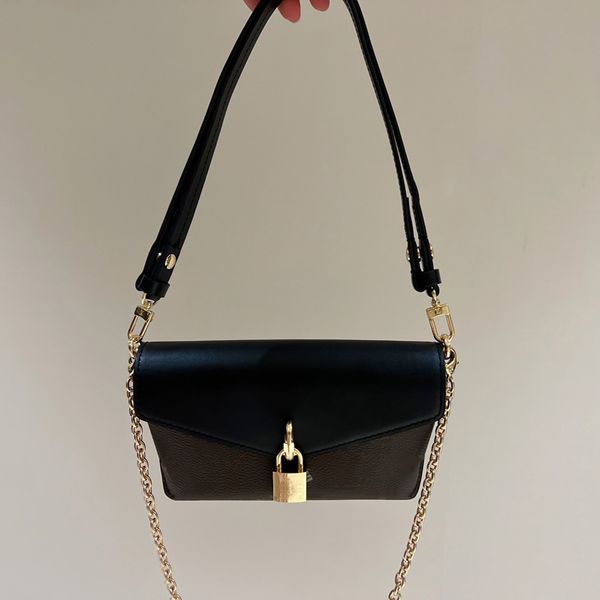 

women bags vintage presbyopia shoulder bags luxury designer gold chain bags brand buckle wallets