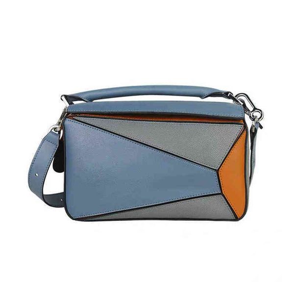 

designer handbag women loewss's bags 2022 leather mini geometric portable spli pnqt