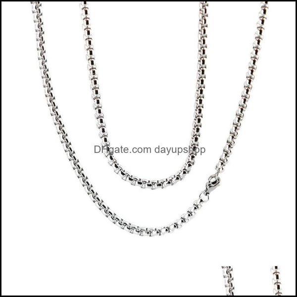 

pendant necklaces pendant necklaces 10pcs 4.0 mm width 24 sier stainless steel pearl necklace chainpendant drop delivery 20 dayupshop dhbfa, Silver
