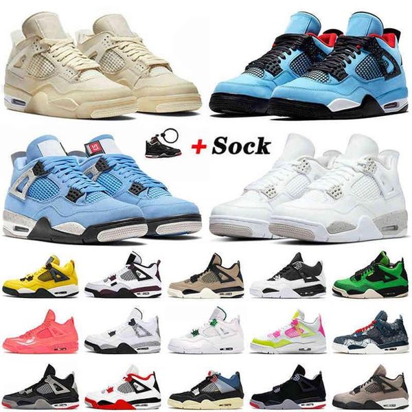 

2022 iv basketball shoes sail travis scotts university blue off mens women jumpman white oreo black cat outdoor trainers240r