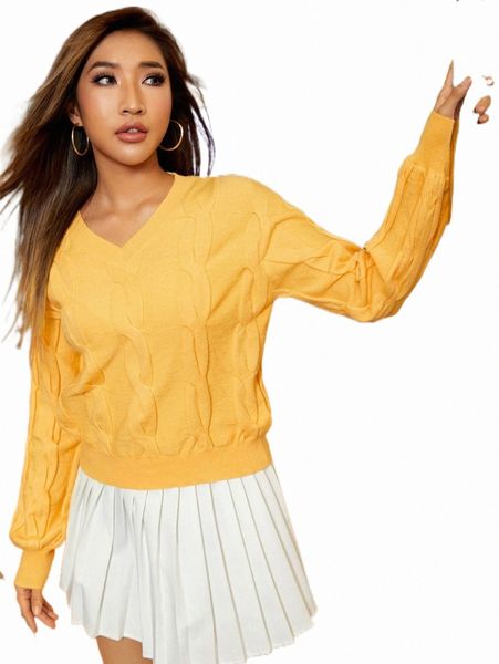 

women's sweaters v-neck cable knit sweater 2022 new j15f#, White;black