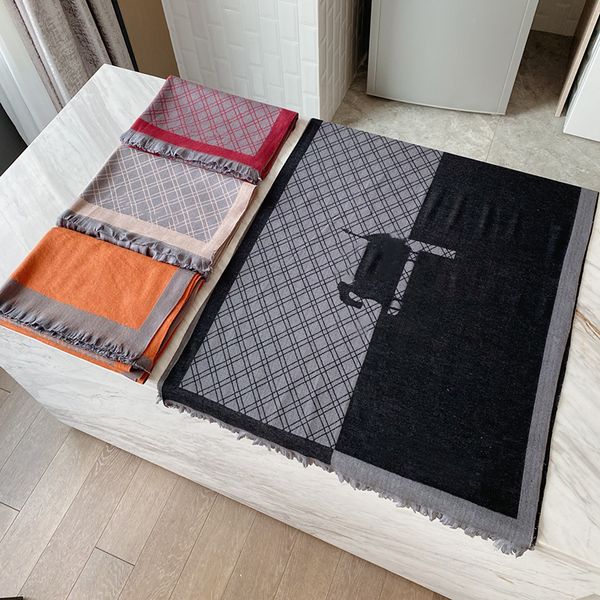 

ins fashion designer scarves winter soft cashmere women wraps scarf trendy warm girls shawls carpet, Blue;gray