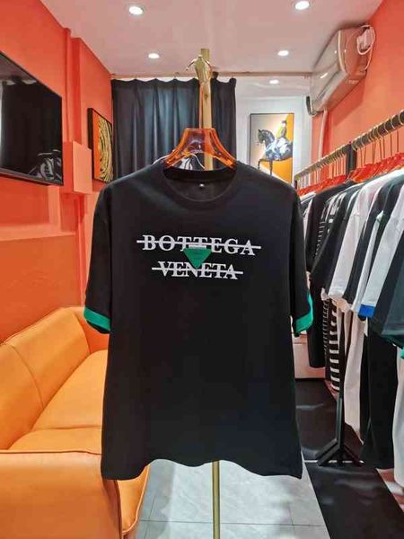 

designer t shirts bv's high level bottega ven bv short sleeved t-shirt korean loose casual style fine print elements pull full high gra, White;black