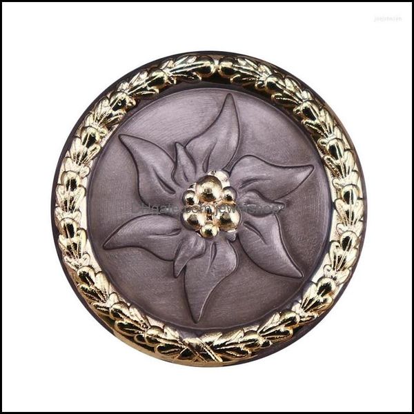 

pins brooches brooches german army hat mountain troops badge vintage edelweiss flower pin drop delivery 2021 jewelry jewelshops dh16h, Gray