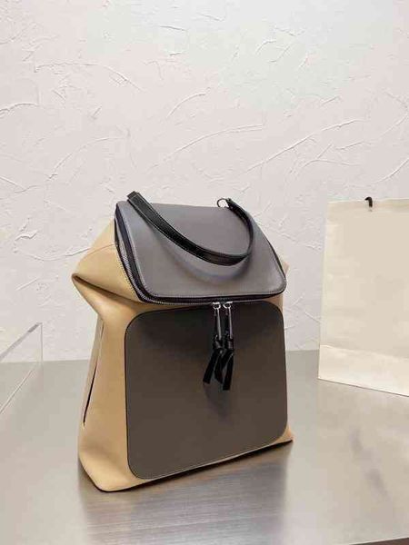 

shoulder bags backpack bags totes shoulder strap fashion designer handbag large capacity clutch brown leather brand crossbody female purses