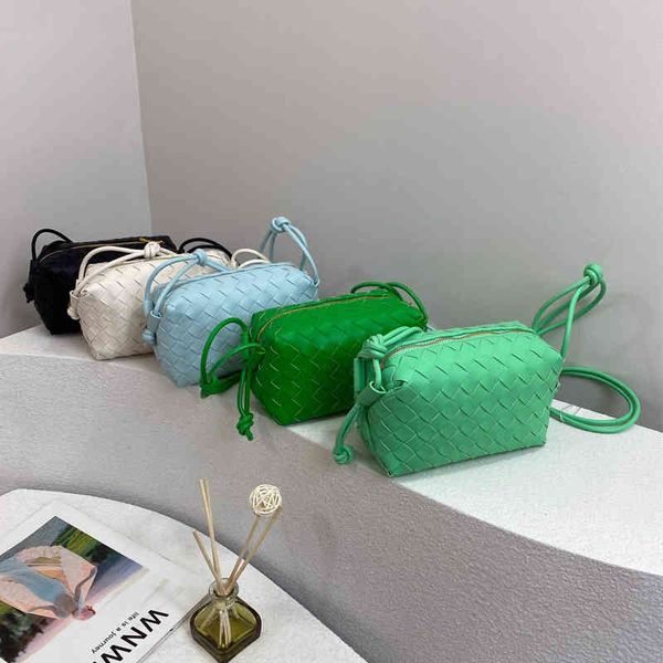 

bottegas bags venetas miniloop handbags small square leather woven fashion lig