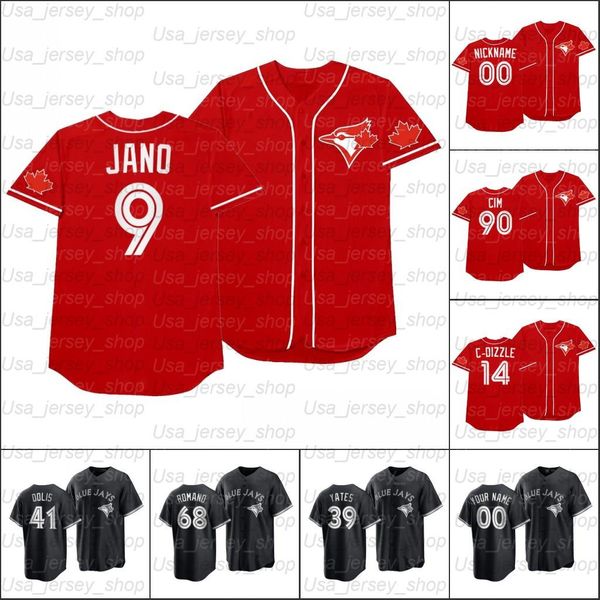

baseball jersey2021 players' weekend all black fashion toronto jerseys 15 randal grichuk 6 marcus stroman 3 brandon drury 12 roberto al