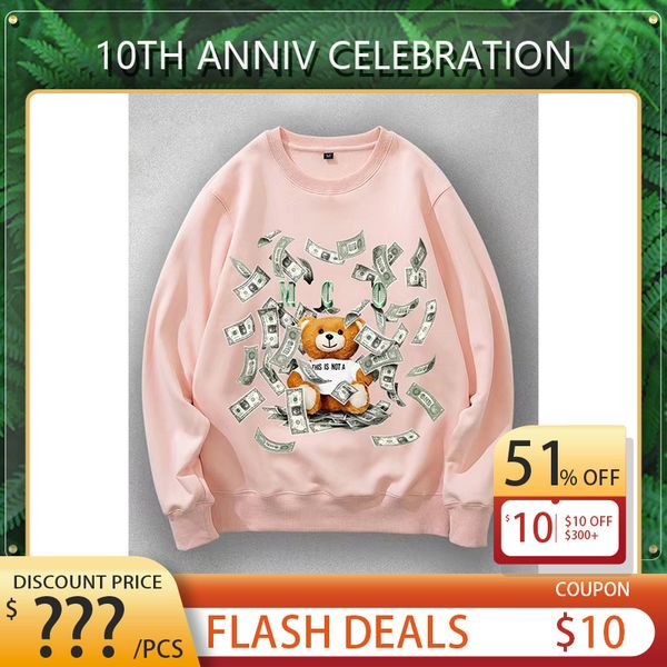 

mens womens trend pullover fashion sweatshirts men's hoodies, Black