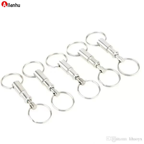 

party favor 10pcs premium quick release pull-apart key removable handy keyring detachable keychain accessory with two split rings whvfd