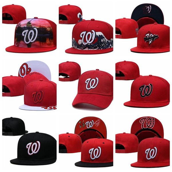 

22 styles nationals w letter snapback hats strapback gorras bones outdoor sports pop hiphop baseball caps men and women181f, Blue;gray