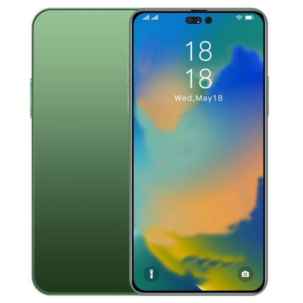 

global version phone android 1t rom smartphone 6.8 inch cellphone dual sim hd 48mp camera 4g cell mobile smart face id unlock