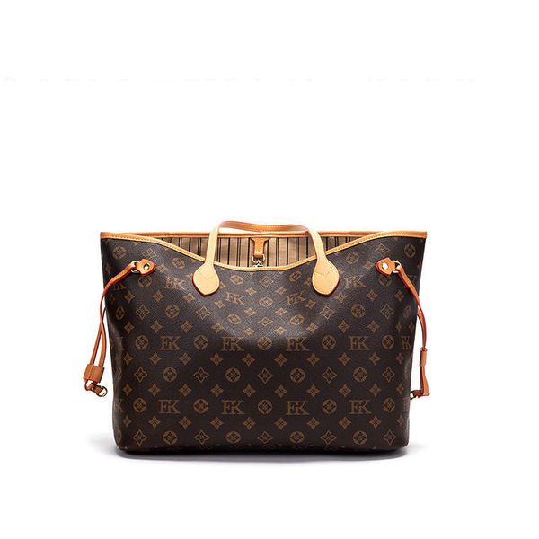 

6 colors lattice 2pcs set shopping bags women pu leather handbag ladies designer lady clutch purse retro shoulderbags delivery maple