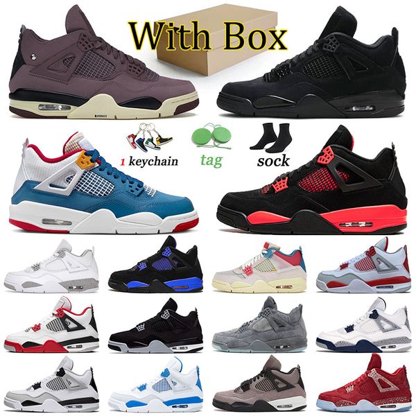 

violet ore 4 jumpman basketball shoes with box j4 woman military black cats 4s white oreo red thunder men trainers off messy room black canv