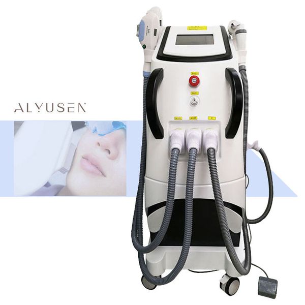 

2022 latest opt laser hair removal machine permanent and painless ipl elight face lifting skin care beauty equipment, Black