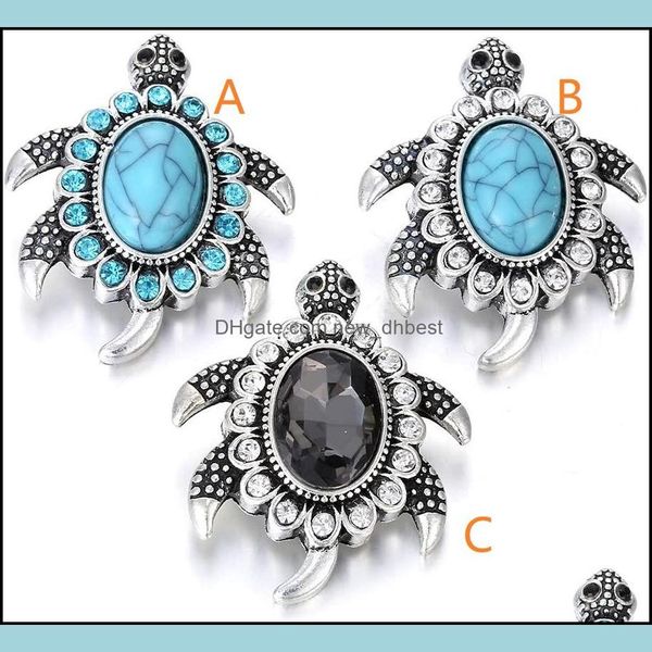 

clasps hooks noosa turtle shape snap buttons fit 18mm diy bracelet necklace jewelry gift drop delivery 2021 findings compo newdhdhwyd