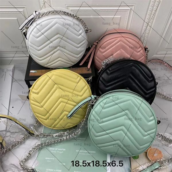 

designer macaron clor round bags handbags shoulder bag circle women chain cross body messenger purse corssbody