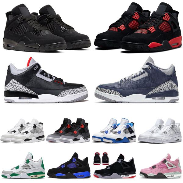 

jumpman 3 4 retos basketball shoes mens womens 3s 4s midnight navy sail desert elephant cactus jack kumquat dark iris fire brown sneakers ou