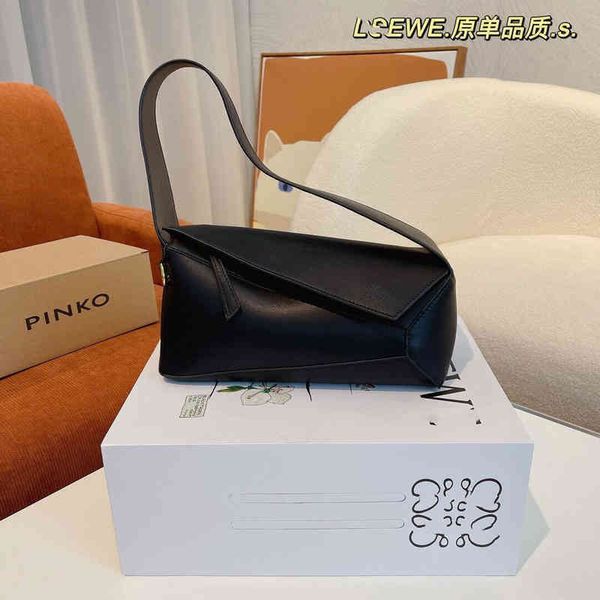 

2022 loewss designer handbags women bag underarm geometric leather small singl