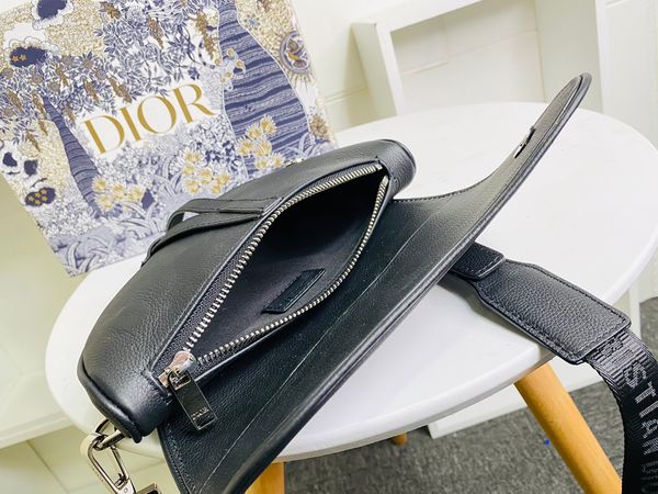 

super quality bags mens saddlebag chest satchel luxury designer handbag leather shoulder bags fashion waist handbags simple wallet