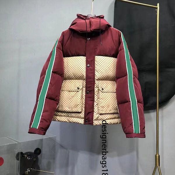 

mens lady couple purffer jacket parka coat down jacket warm and windproof outerwear thickened to resist the cold winter jackets coats overc, Black