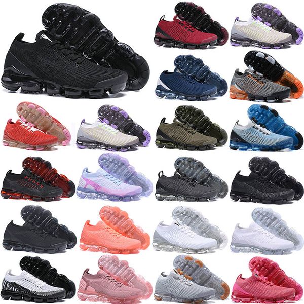 

black multi color knit 2.0 running shoes 2019 safari pure platinum men women breathable sneakers triple designer size 36-45