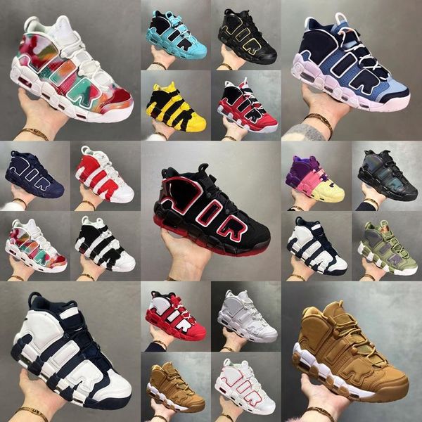 

2022 classic more basketball shoes mens total-scottie white 96s varsity red green multi color black bulls university blue unc uptempos woman