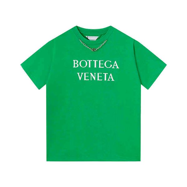 

designer t shirts bv's high level bottega ven and new cuban chain letter men women bv round neck short sleeve t-shirt high grade, White;black
