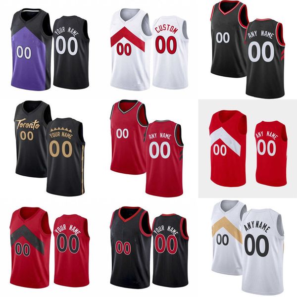 

75th basketball jersey custom mens womens youth toronto''raptors''24 khem birch pascal 43 siakam 23 fred vanvleet 3 og a, Black;red