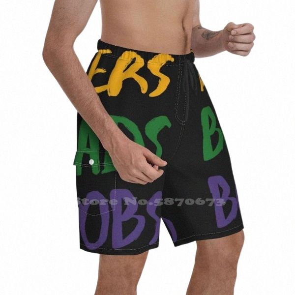 

men's shorts men's shorts beers beads boobs - mardi gras celebration carnival costume loose thin beach sports orleans carnivalmen&, White;black