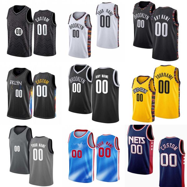 

basketball jerseys 75th custom men women youth brooklyn''nets''12 joe harris 95 deandre'' bembry 1 bruce brown, Black;red