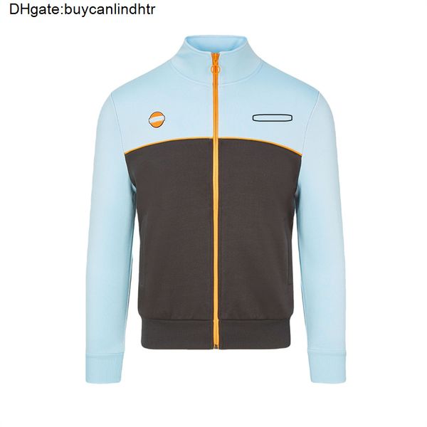 

2021 f1 gulf classic hoodie mclaren team cycling jersey outdoor sports long-sleeved jacket h65g, Black