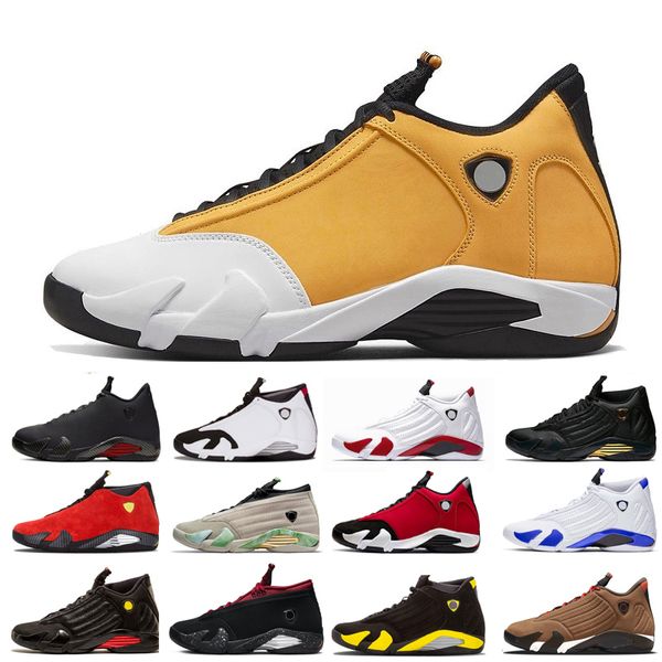 

jumpman 14 14s mens basketball shoes men trainers sports sneakers light ginger black toe candy cane fortune ferrar reverse ferrar thunder