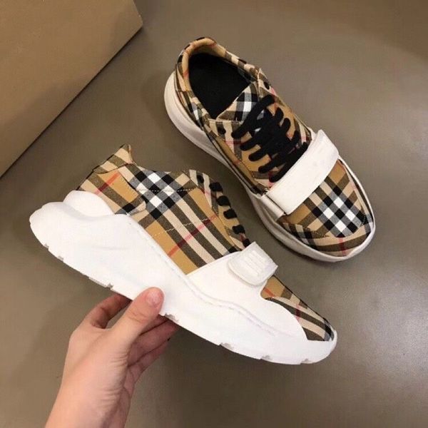 

designer sneakers striped vintage shoes sneaker men women platform casual shoes season shades flats trainers brand classic outdoor shoe l3, Black